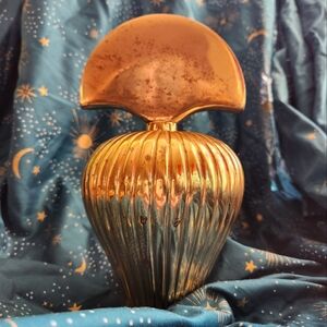 Vintage Kinder Harris Solid Brass Decorative Perfume Bottle or Vase